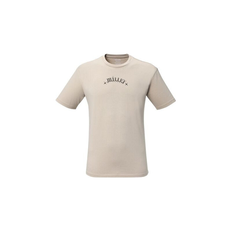 Pánské tričko MILLET Cimaï Collab Ts Ss M, béžové