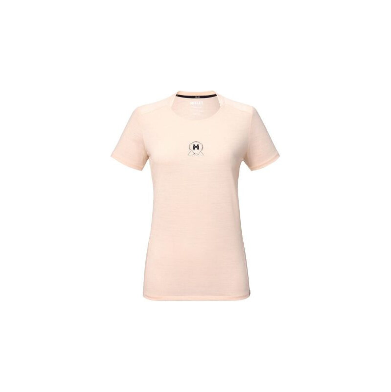 Dámské tričko MILLET Ubic Wool Ts Ss W, světle růžové