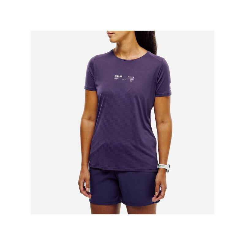 Koszulka damska MILLET Intense Essential Ts Ss W fioletowa