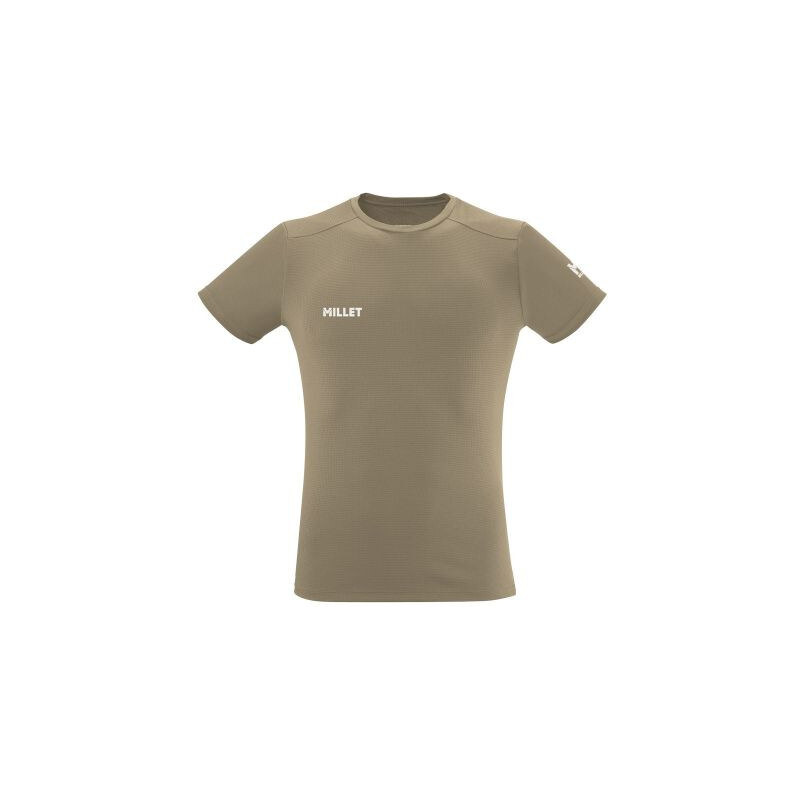 Pánské tričko MILLET Fusion Ts Ss M, béžové