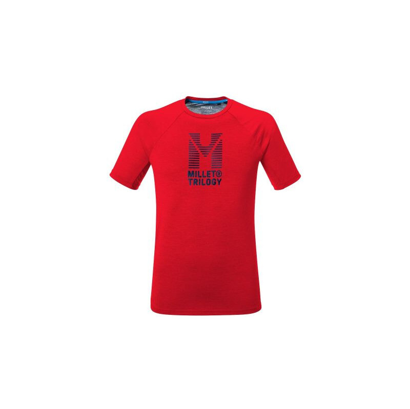 Koszulka męska MILLET Trilogy Icon Ts Ss M czerwona