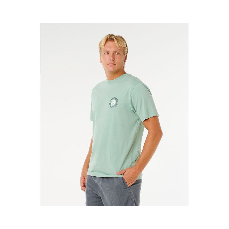 Pánské tričko RIP CURL Pacific Rinse Circle Tee, zelené