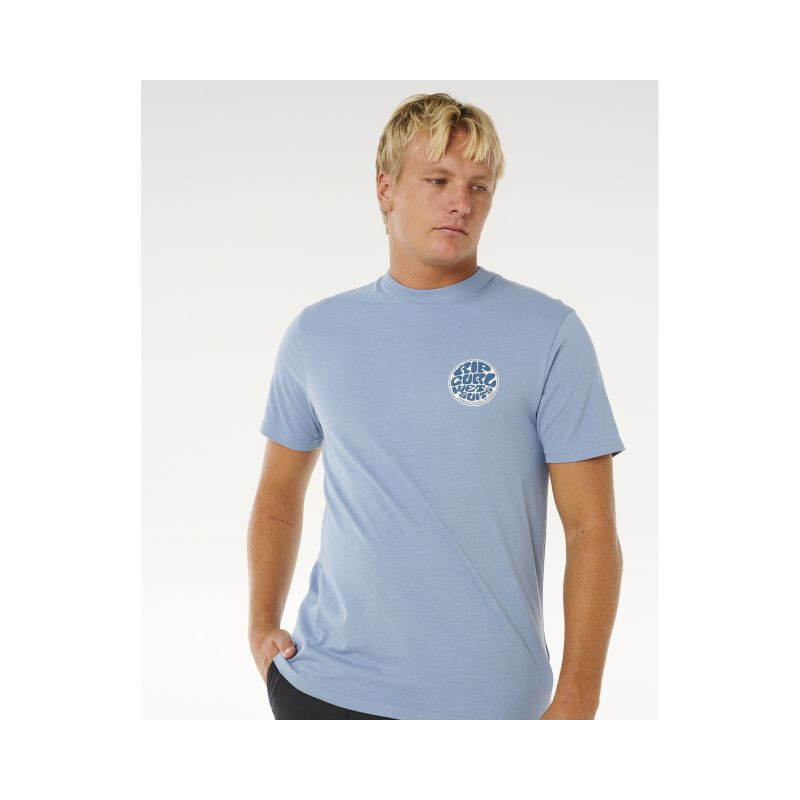 Koszulka męska Icon Tee niebieska model 22245156 - Rip Curl