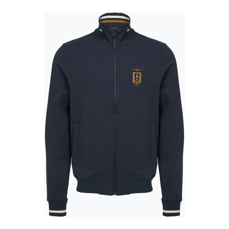 Pánská mikina Aeronautica Militare FE2089UF00674 FZ navy blue