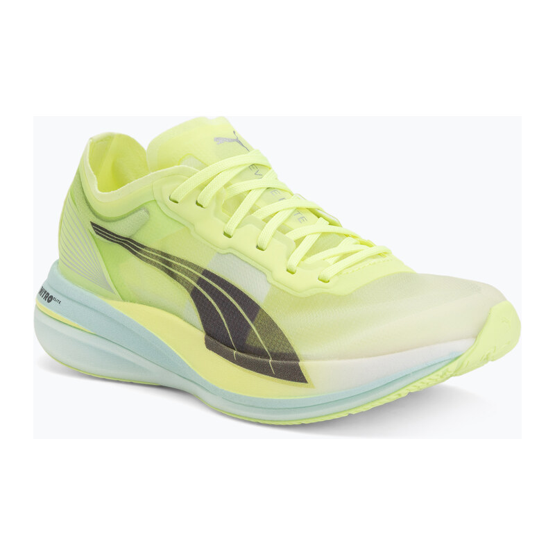 Dámské běžecké boty PUMA Deviate Nitro Elite Racer yellow/green