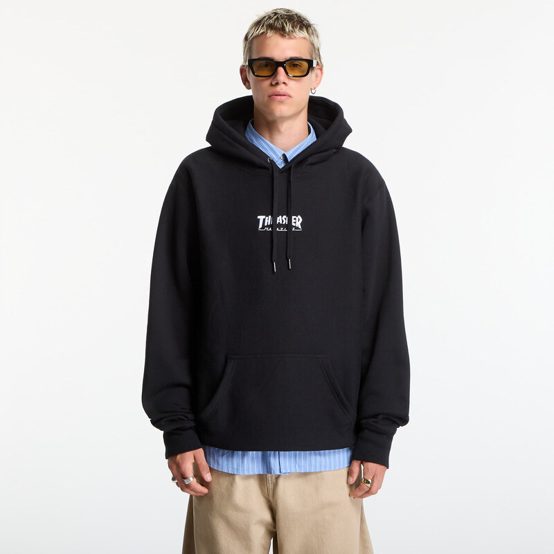 Mikina Thrasher Heavyweight Embroidered Mag Logo Hoodie Black