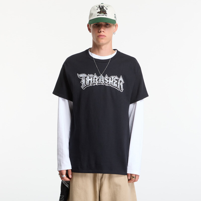 Tričko Thrasher Cruisin T-Shirt Black S