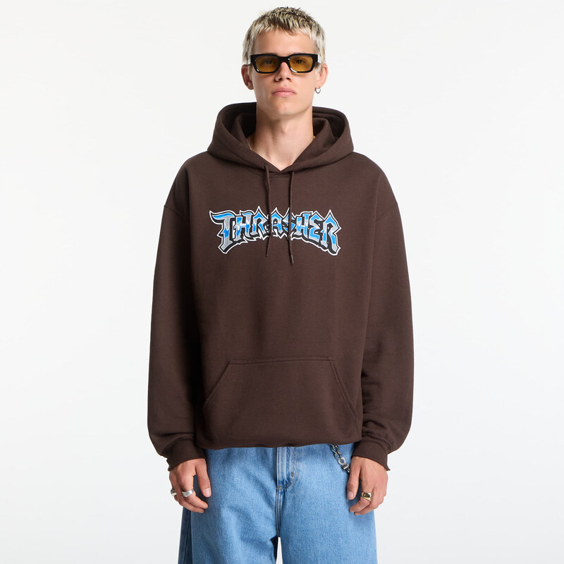 Mikina Thrasher Cruisin Hoodie Brown S