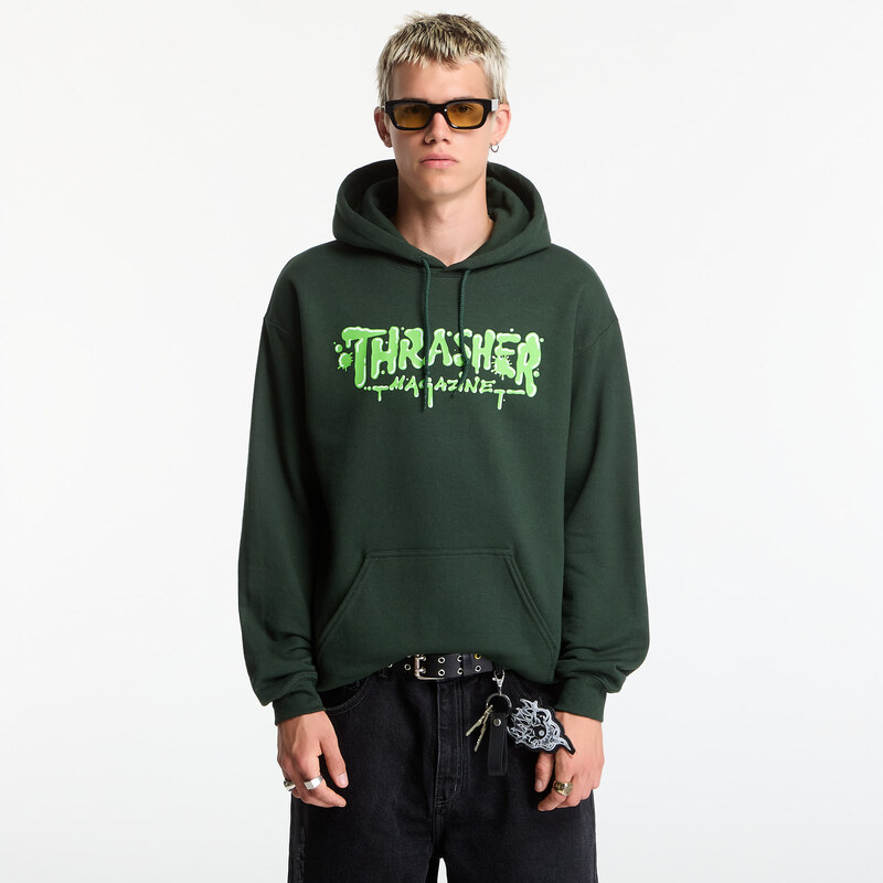 Mikina Thrasher Wet Paint Hoodie Green M