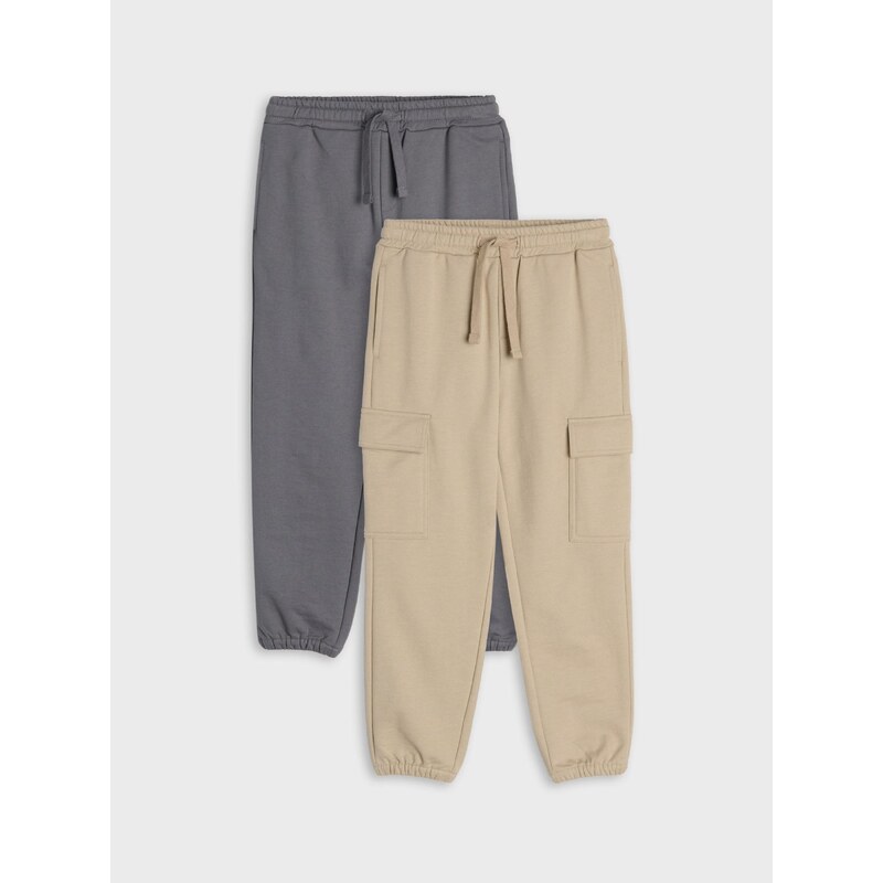Sinsay - Tepláky loose jogger 2 pack - jiné