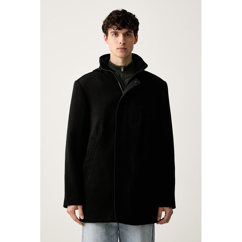 G-Star kabát pánský s vlnou Garber Wool Trench