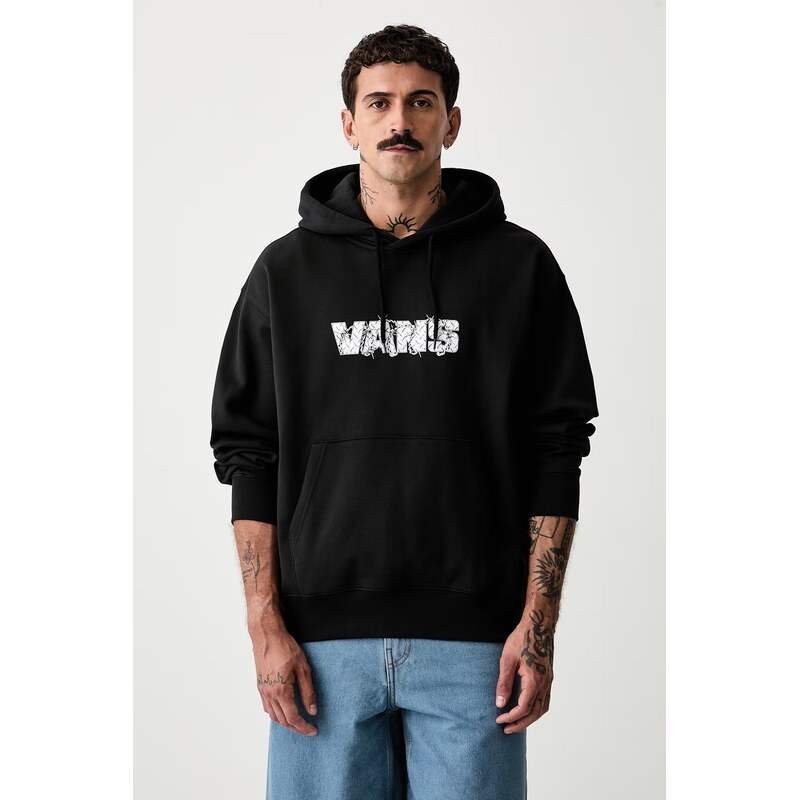 Vans mikina s kapucí pánská bavlněná