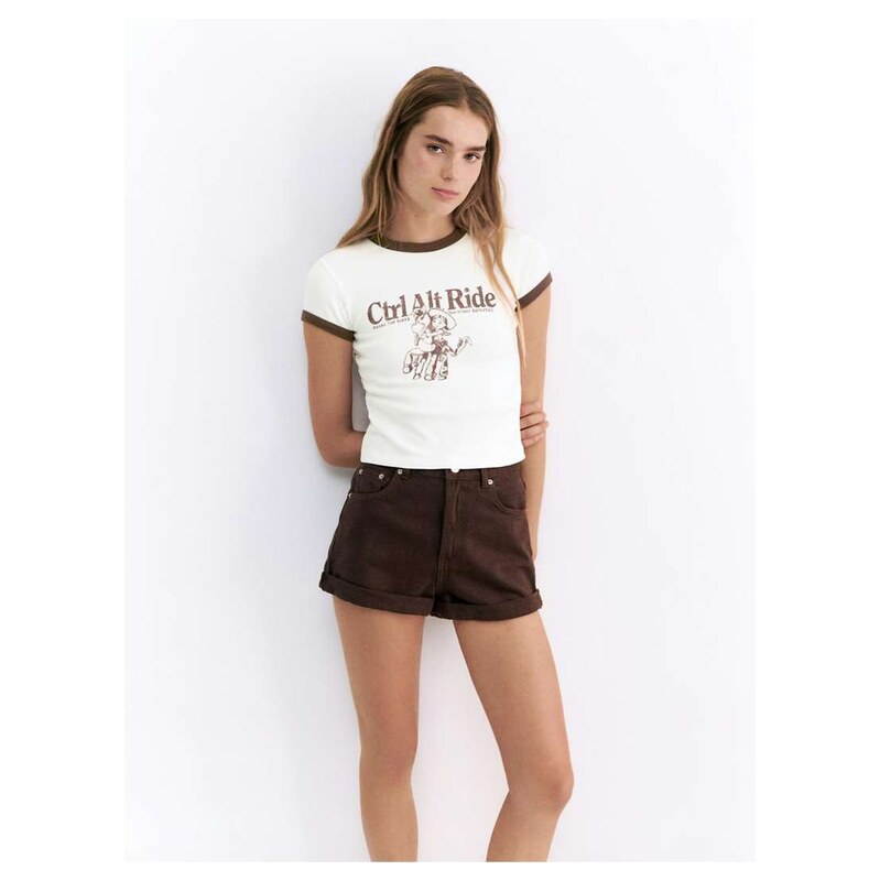 Pull&Bear Toy story jessie t-shirt in ice-White