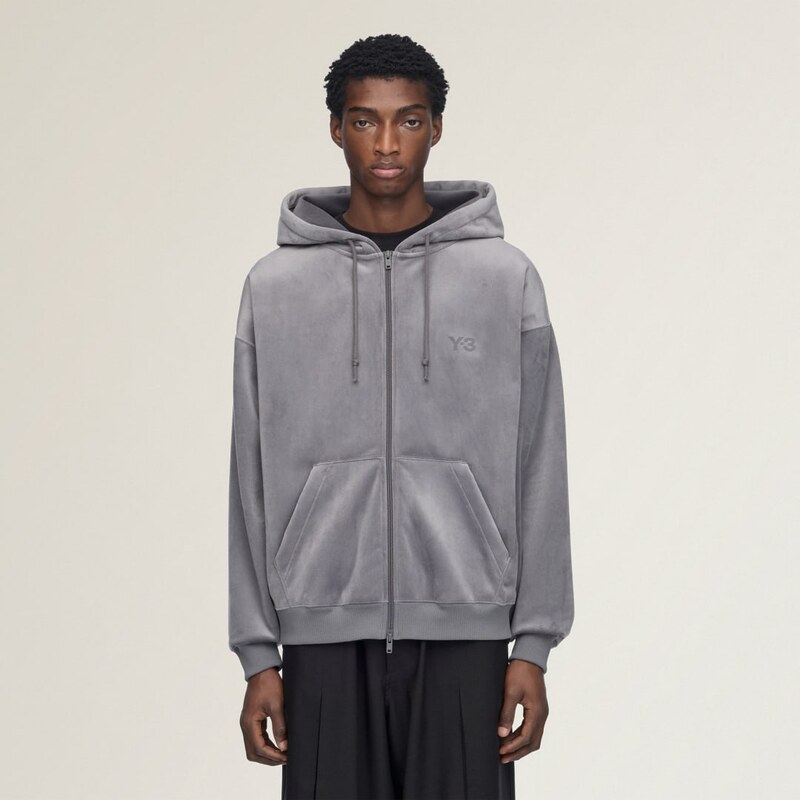 Adidas MIKINA S KAPUCÍ Y-3 VELVET CORDUROY ZIP