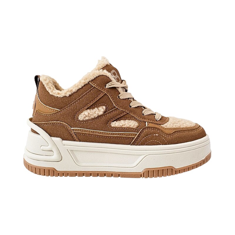 Zateplené tenisky Laura Biagiotti Suede Brown