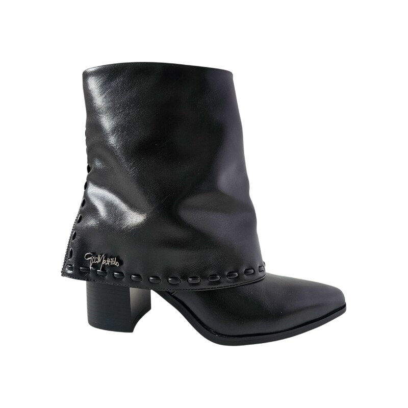 Kotníkové slouchy kozačky Gai Mattiolo KV Black