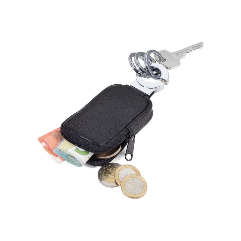 Klíčenka s kapsou na mince Pocket Click Troika