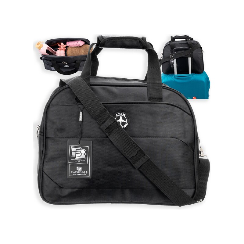Camerazar Služební černá cestovní taška BAD&BAGS do příručního