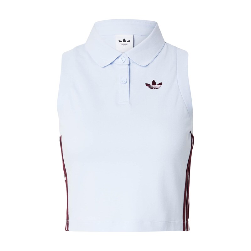 ADIDAS ORIGINALS Top světlemodrá / burgundská červeň