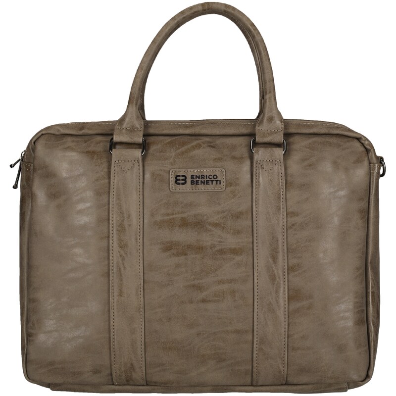 Enrico Benetti Rotterdam 15 Notebook Bag Medium Taupe
