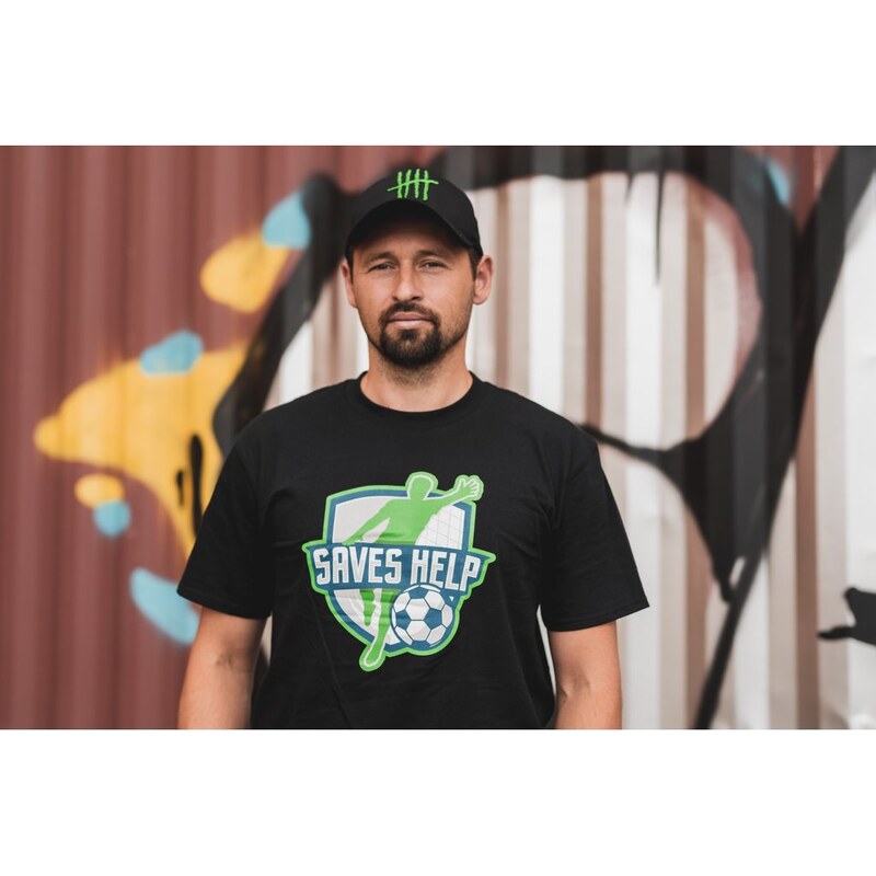 KŠILTOVKA (FLEXFIT) SAVES HELP - Fotbal - Alternative logo - BLK