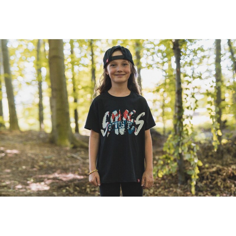 TRIČKO DĚTSKÉ SAVES HELP - 5yrs - black - SHDET008