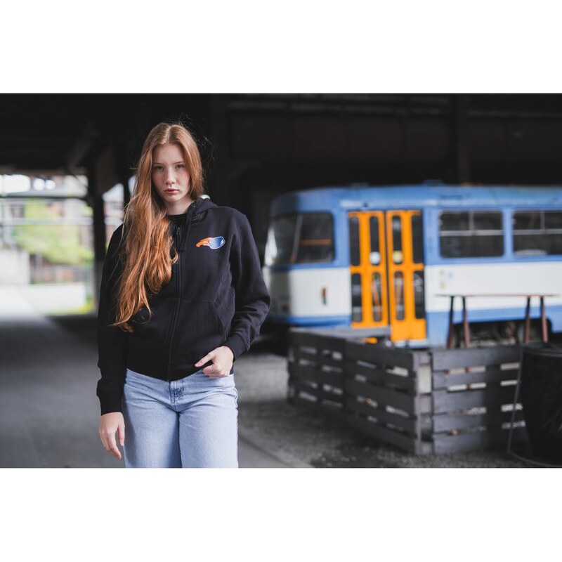 MIKINA SE ZIPEM THE BRAVES - Classic logo - TBHD003