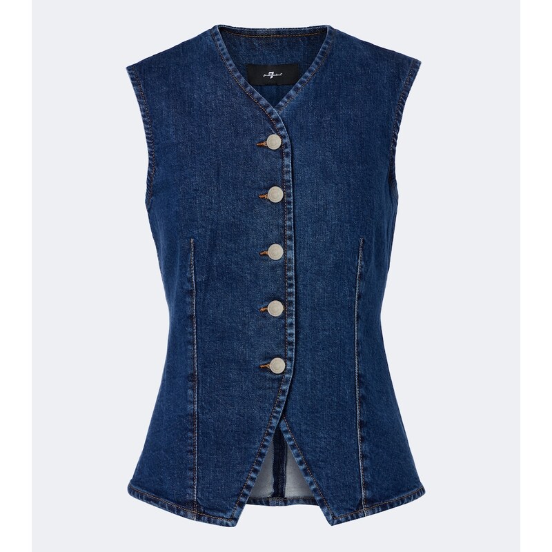 7 For All Mankind Lady denim vest
