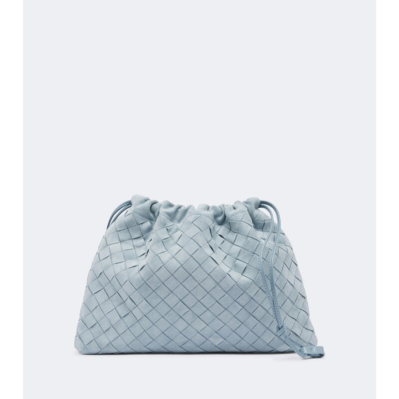 Bottega Veneta Dustbag Intrecciato Small suede pouch