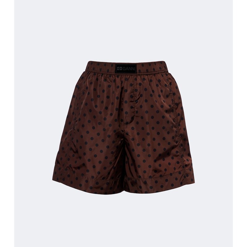 Ganni Polka-dot shorts