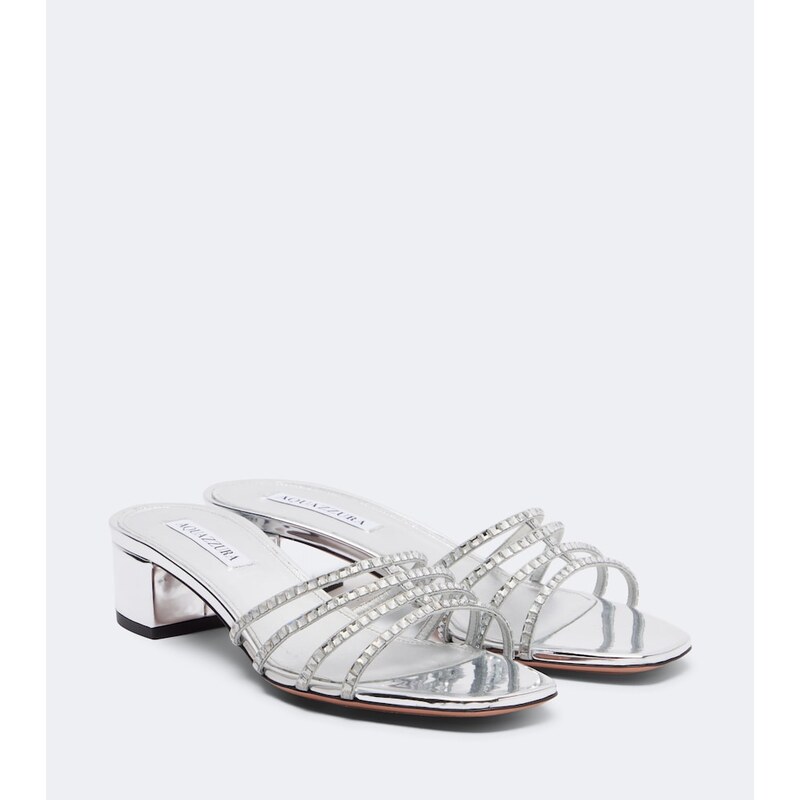 Aquazzura Sensation embellished leather sandals