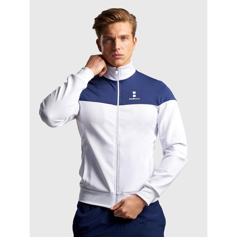 nordicdots Sportovní bunda Off Court královská modrá / bílá