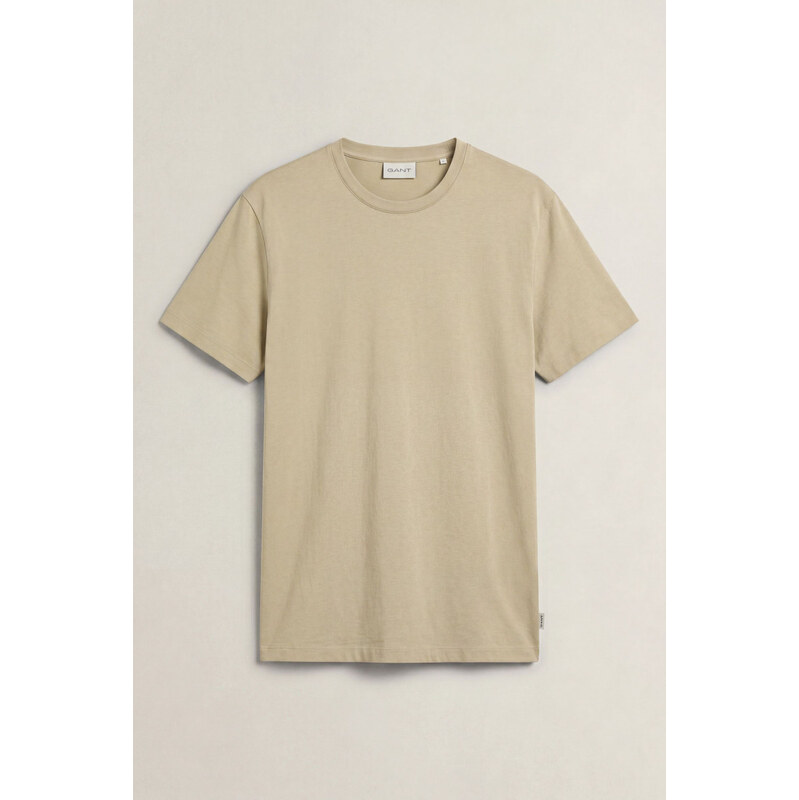 TRIČKO GANT PIMA T-SHIRT OAT BEIGE