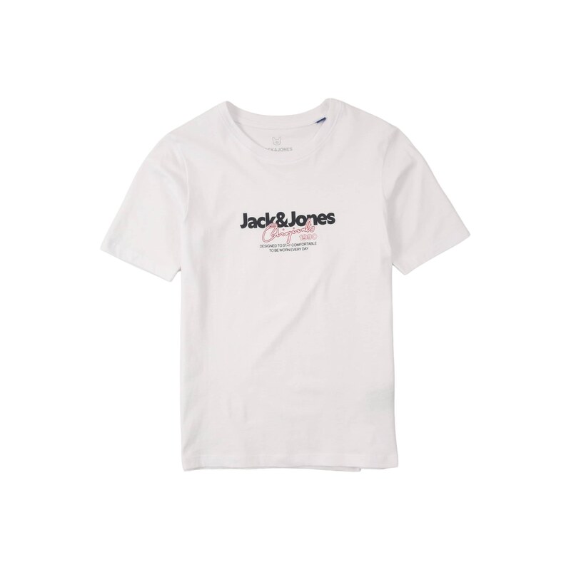 Jack & Jones Junior Tričko JORCASSIS červená / černá / bílá