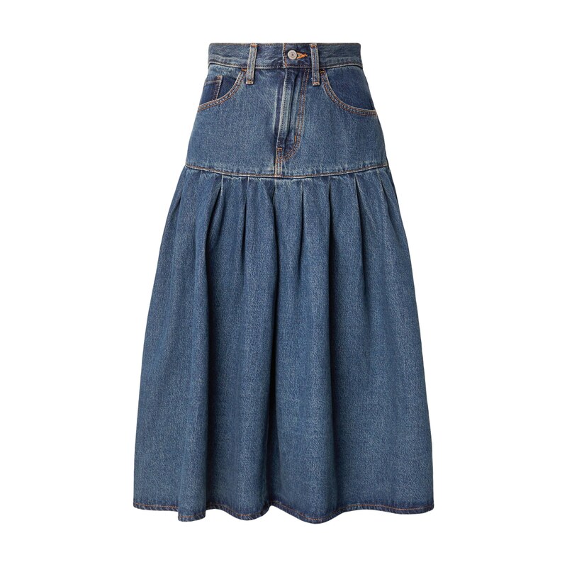 LEVIS  Sukně modrá džínovina