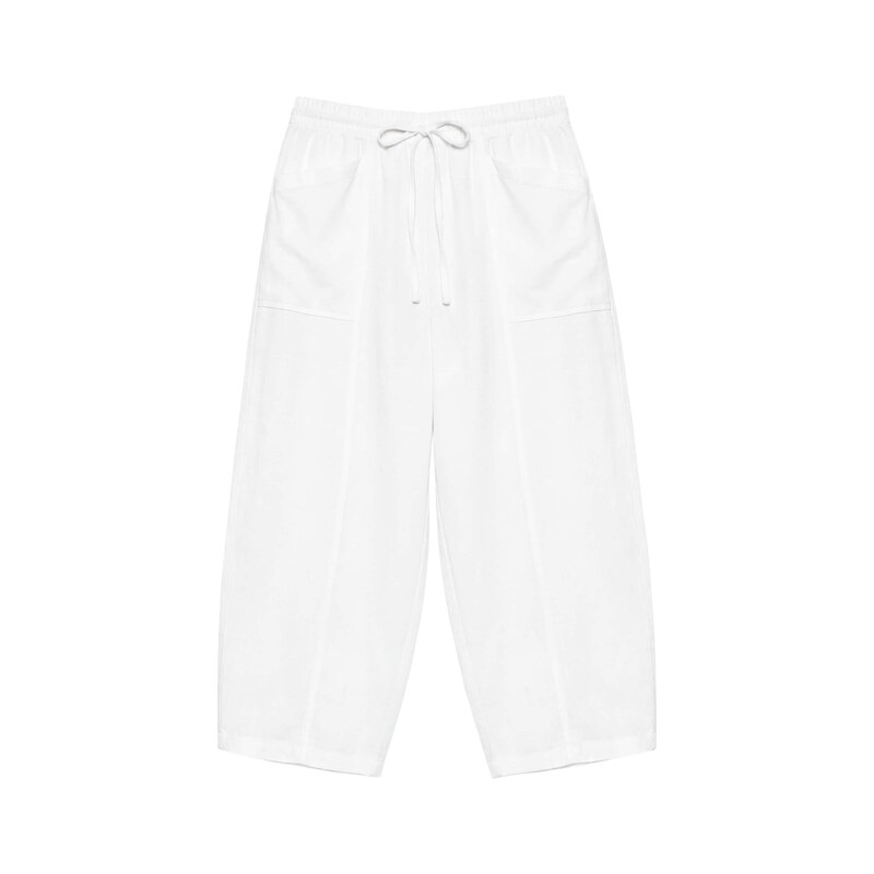 Pull&Bear Kalhoty PACIFIC bílá