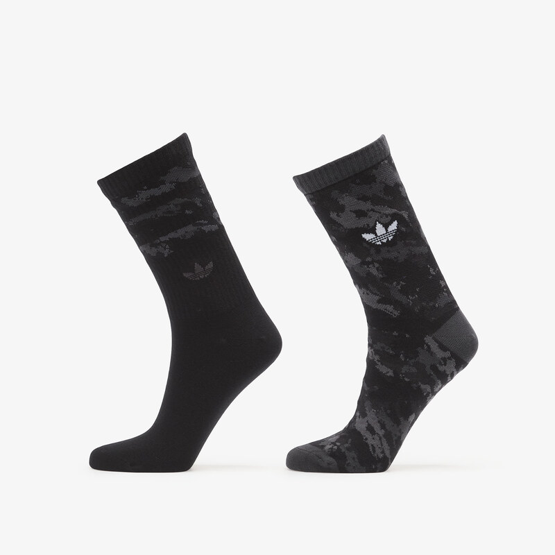 adidas Originals Ponožky adidas Camo Crew Sock 2-Pack Carbon/