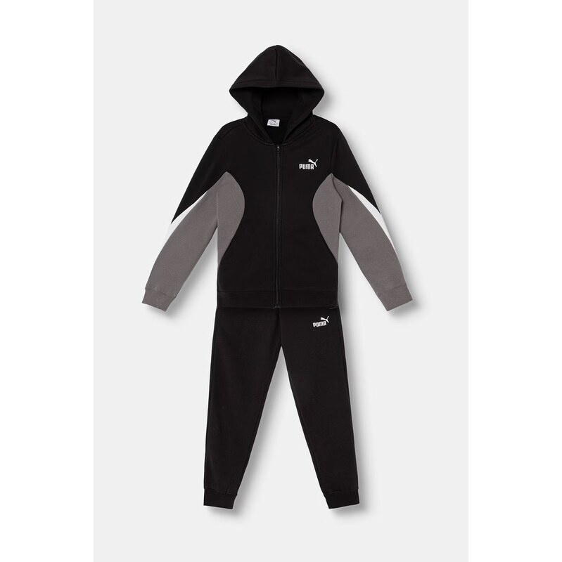 Puma tepláková souprava dětská s bavlnou ESS BLOCK Full-Zip