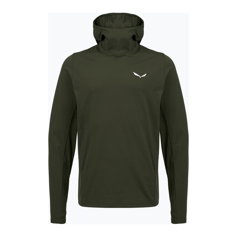 Pánská trekingová mikina Salewa Puez Sun Hoodie dark olive