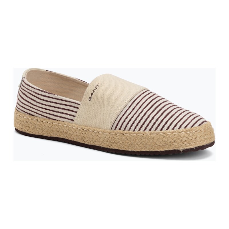 Dámské espadrilky GANT Raffiaville brown/cream