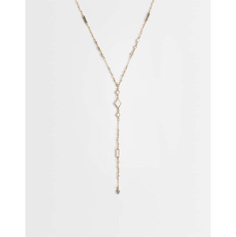 Mango layered necklace in gold
