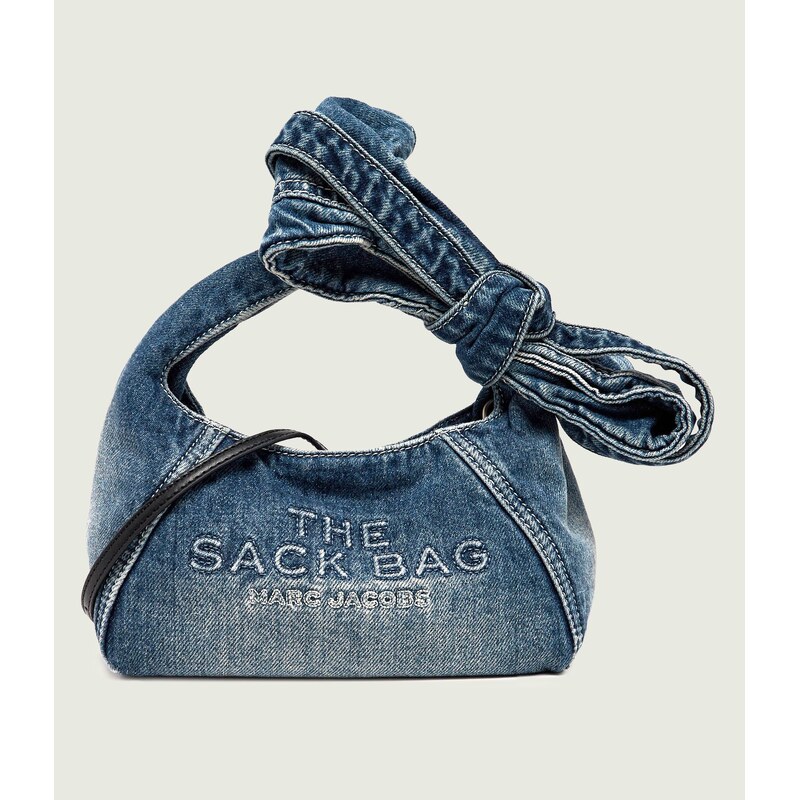 Marc Jacobs Džínová kabelka na rameno + váček The Bow Denim Mini