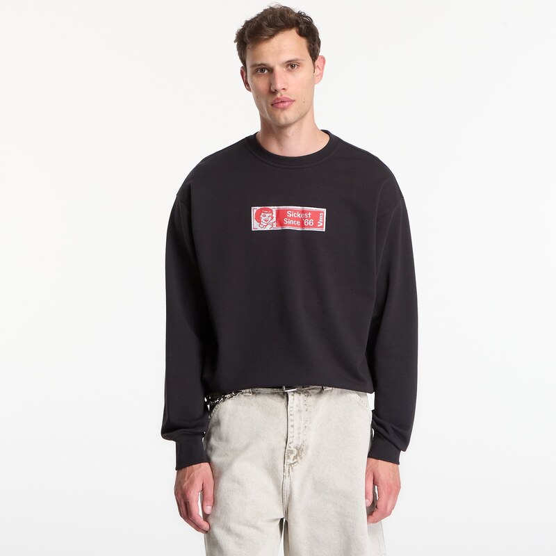 Mikina Vans Sickest 66 Crew Black L