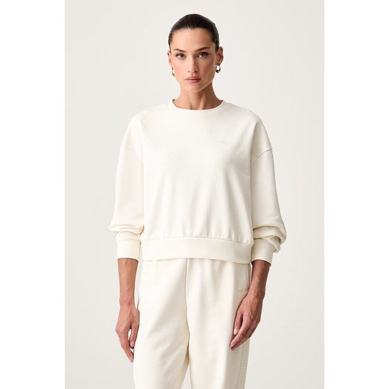 Guess oversize mikina dámská s bavlnou PHOEBE