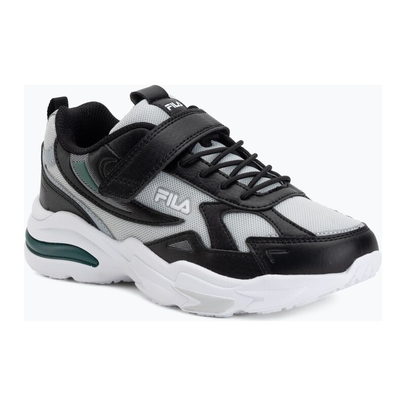 Dětské boty FILA Madrun Velcro black/posy green