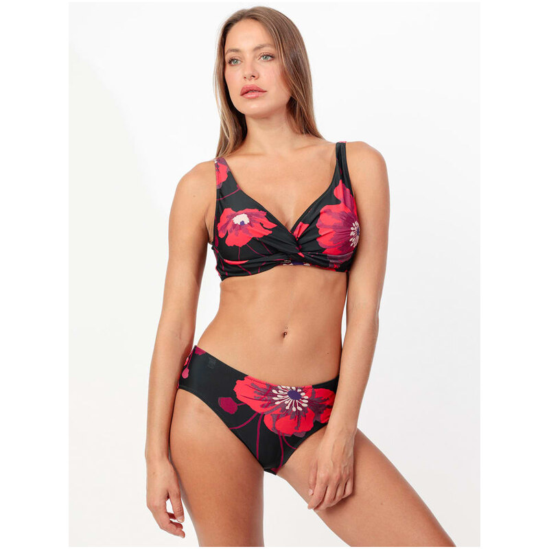 Plavky vrchní díl admas Schwarz/ Pink 7202830
