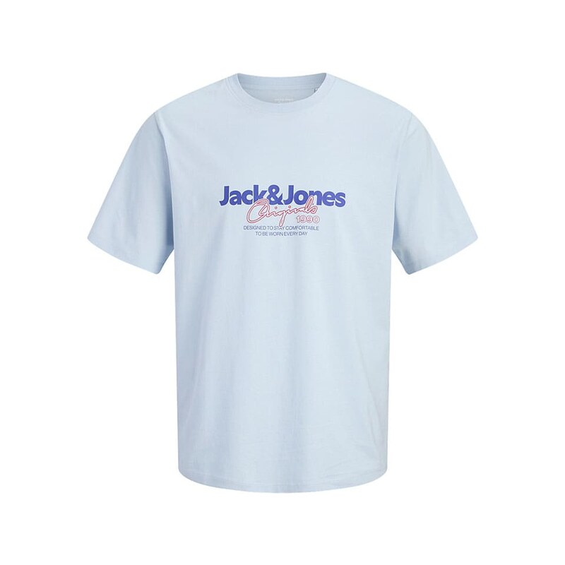 Tričko Jack & Jones Hellblau 8360461