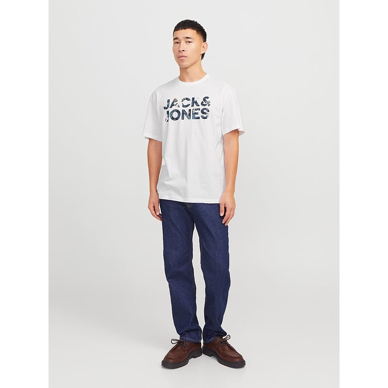 Tričko Jack & Jones Weiß 319606