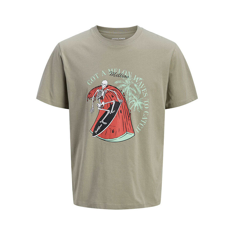 Tričko Jack & Jones Khaki 1454321