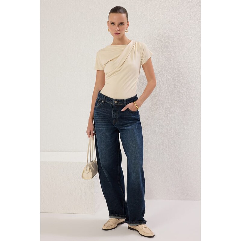 Tričko trendyol Creme 5972901